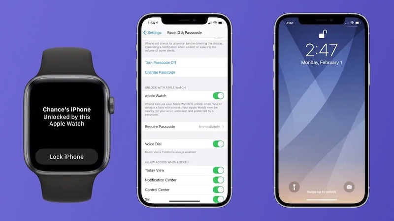 unlock iphone 13 with apple watch