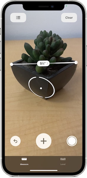 measure distance with iphone 13