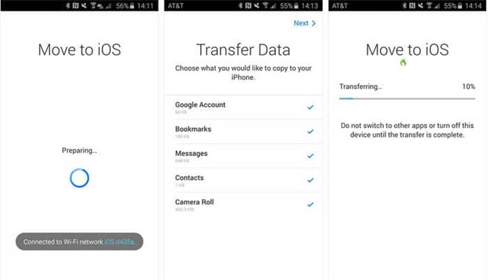 transfer contacts to iphone 13 3