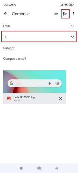 add email to send