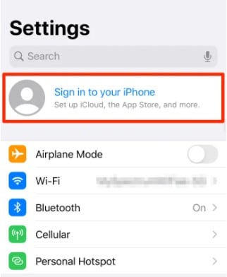 تعطيل قفل تنشيط icloud مع ميزة العثور على iPhone الخاص بي