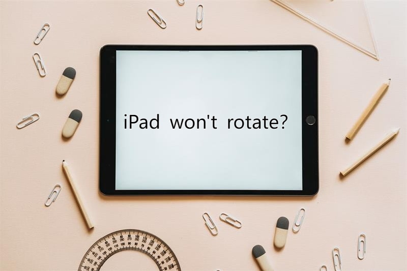 la pantalla del ipad no se gira