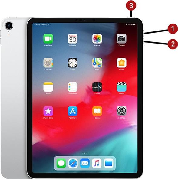 fuerza el reinicio del ipad