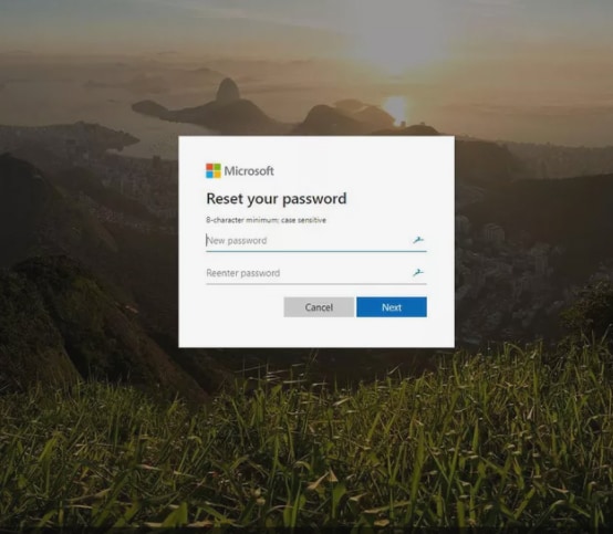 recover outlook password 5