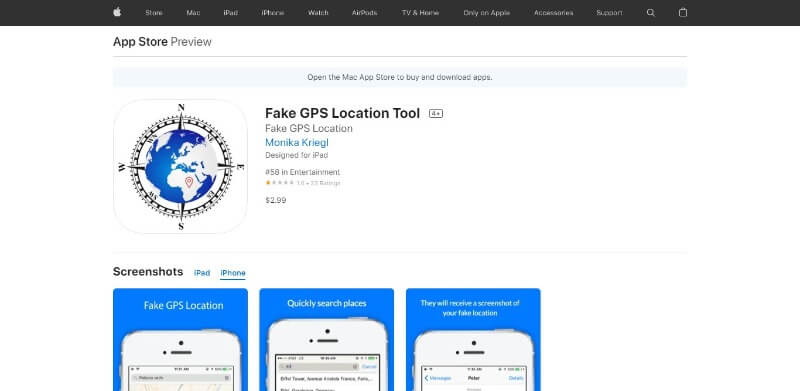fake gps location tool para ios