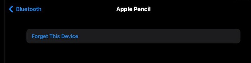 olvidar apple pencil