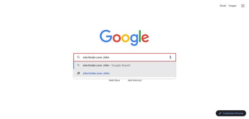 search using google search