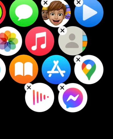 حذف messenger على ساعة apple 