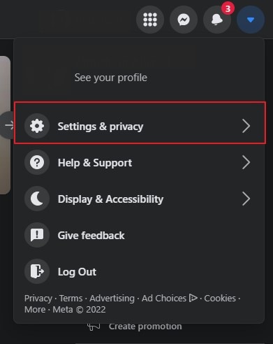access settings and privacy