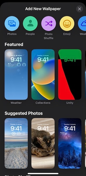 cambiar fondo de pantalla en ios 16 pantalla de bloqueo