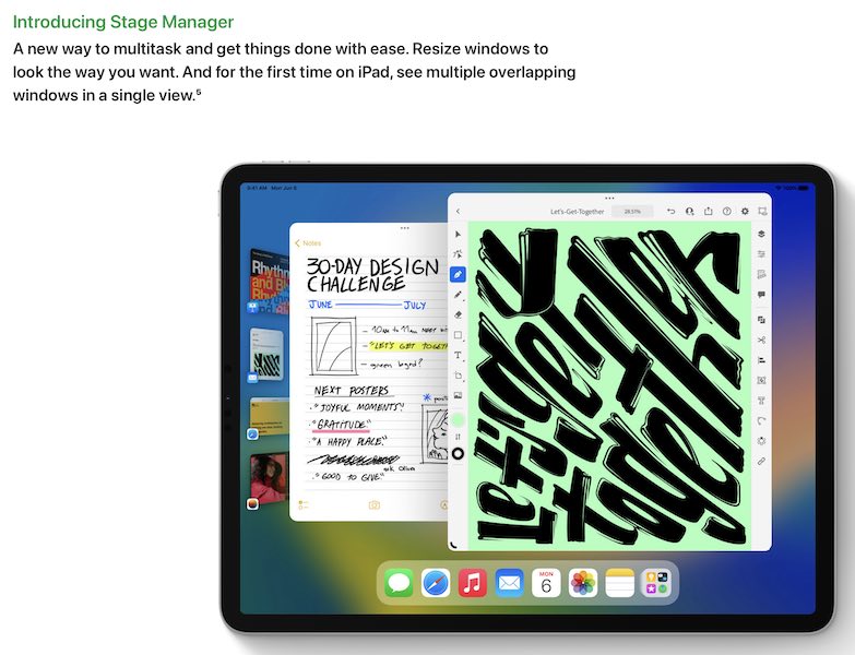 stage manager ipados 16