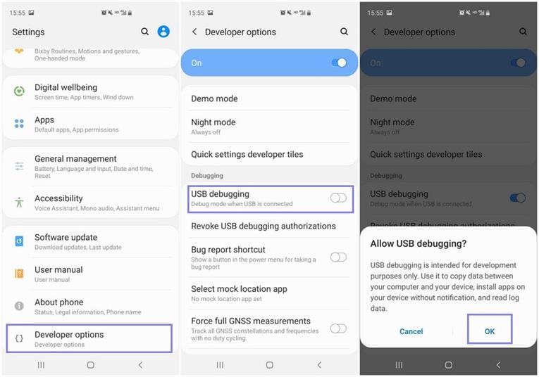 desbloquear bootloader sem depuração usb