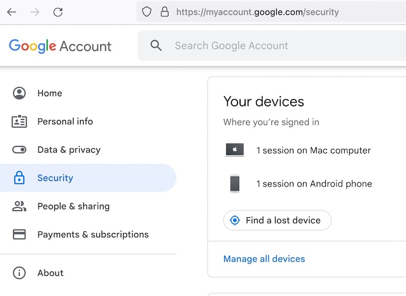 use google find my device to unlock the lenovo phone