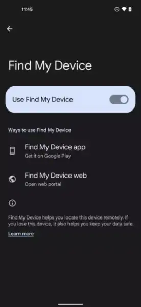 find my device