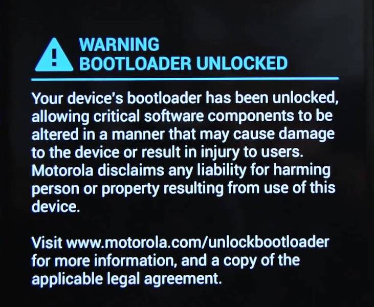 motorola unlock bootloader