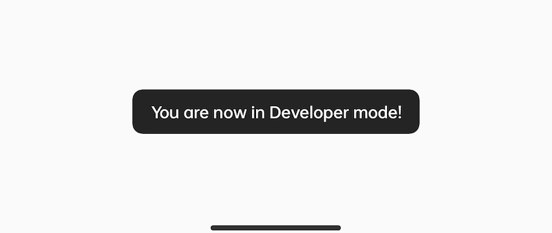 android developer mode activation
