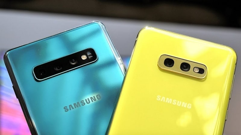 Comparação entre Samsung S10 e S10e