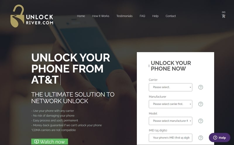 unlock river s10 unlock website