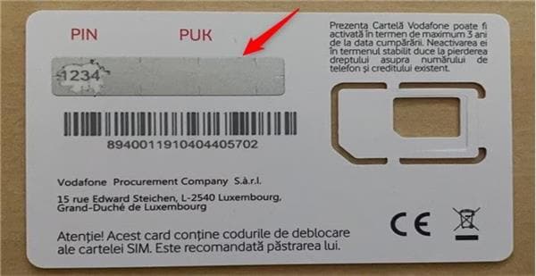 find the pin code on flat plastic package