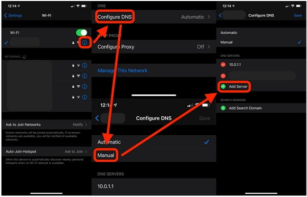 contournement dns