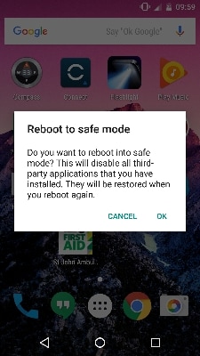 reboot to safe mode
