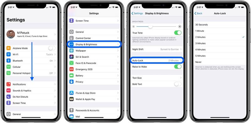 what is iphone auto lock feature