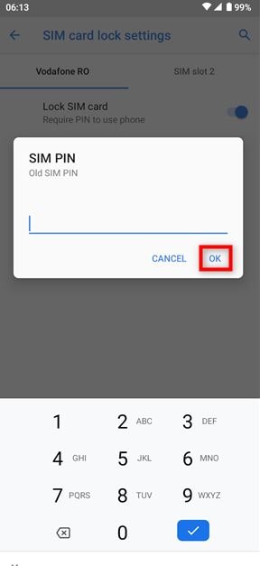 old sim pin interface