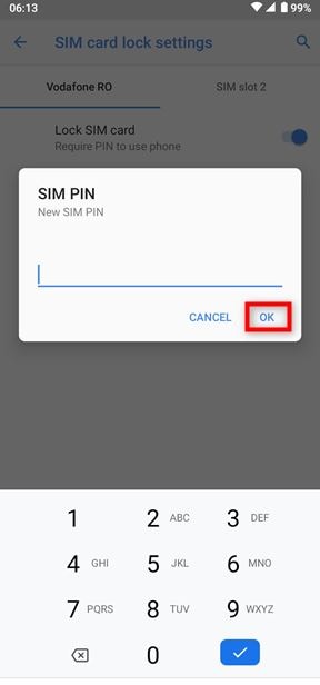 new sim pin