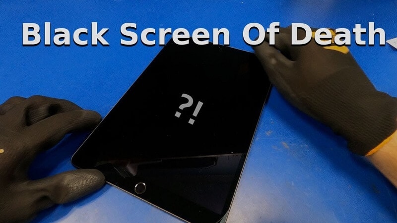 black screen of death