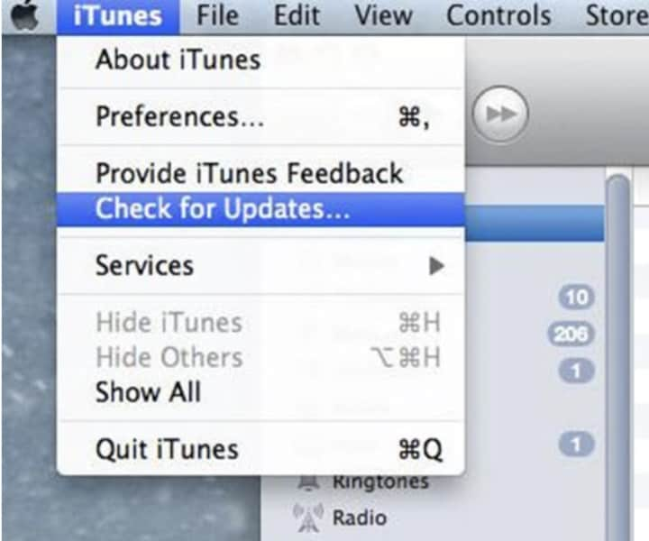 update itunes no mac