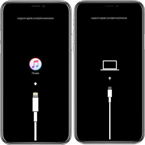 colocar o iphone em modo de recuperação