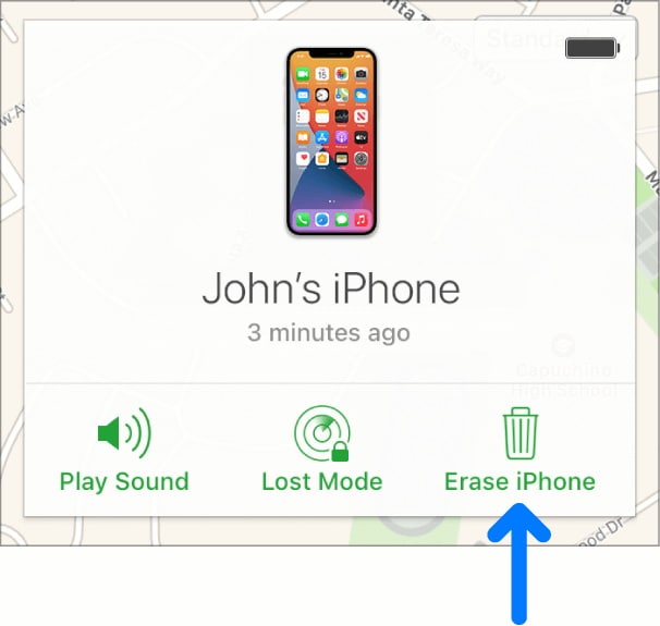 use find my phone to unlock iphone 13 without passcode