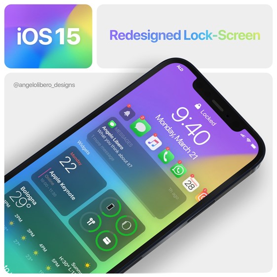 ios 15 lock screen