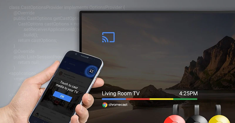 proiezione Chromecast