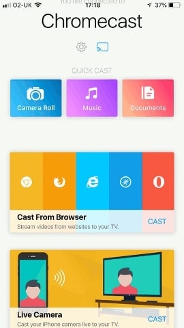 app interface