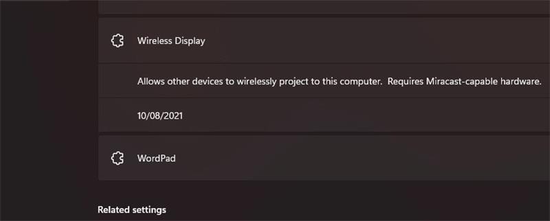 prompt for connecting miracast