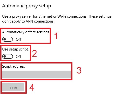 automatic proxy settings for netflix
