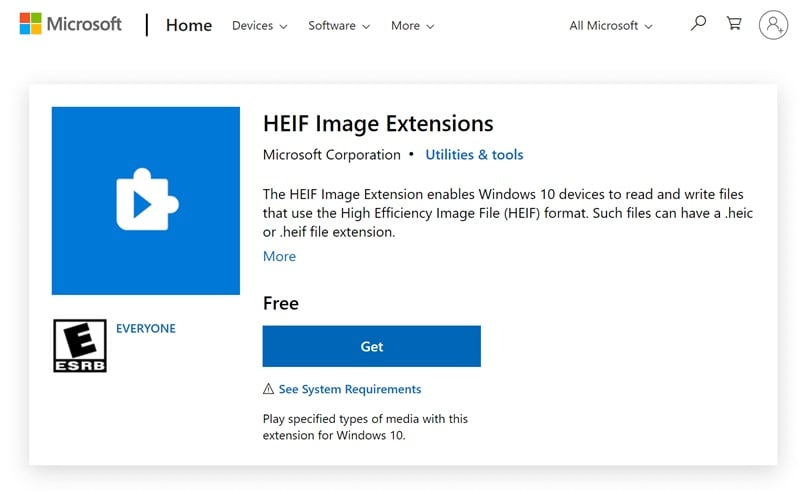 heif image extensions