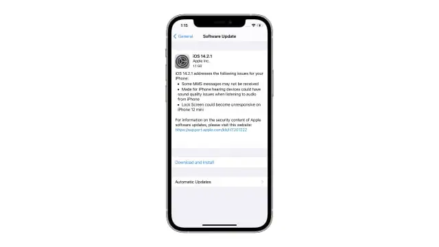 aggiornamento ios