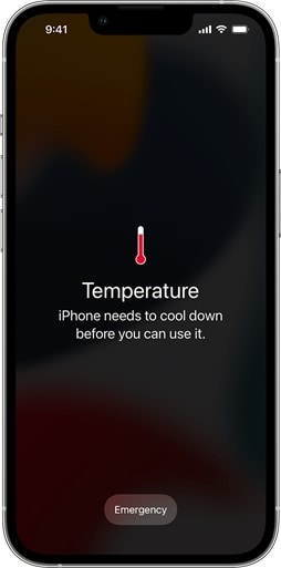 control iphone temperature