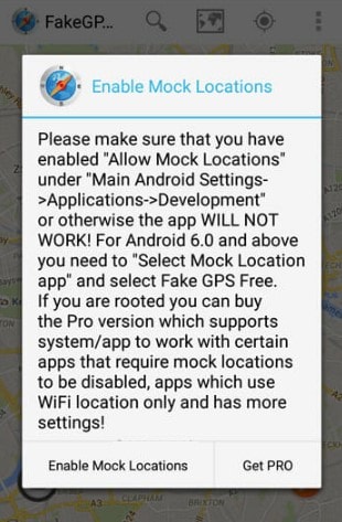 enable mock locations