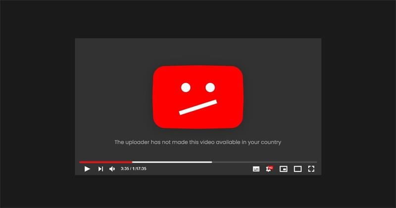 youtube is blocked in your country