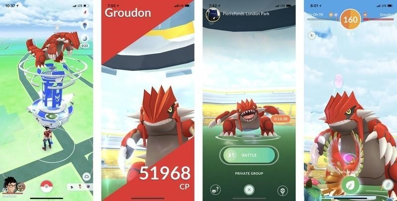 how to catch groudon