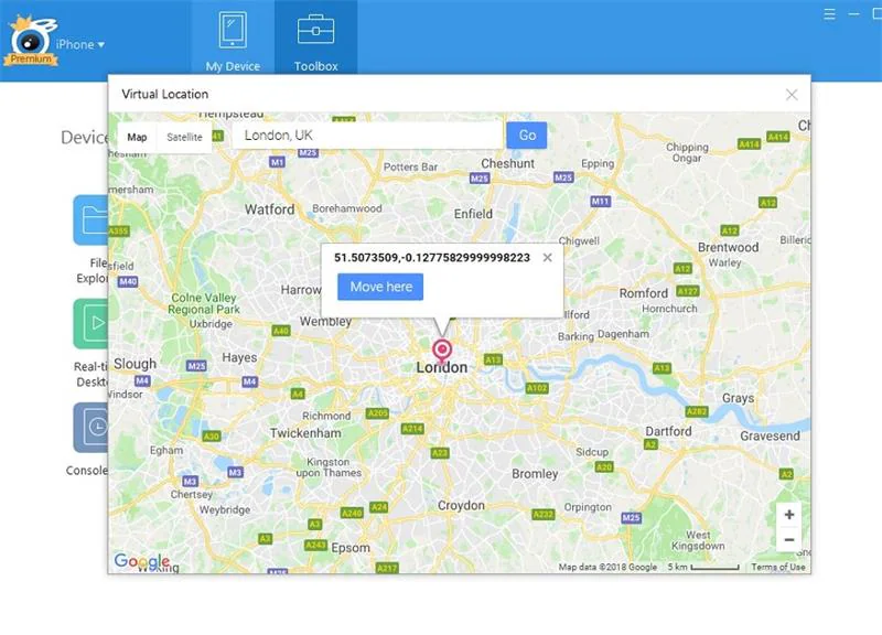 itools virtual location interface