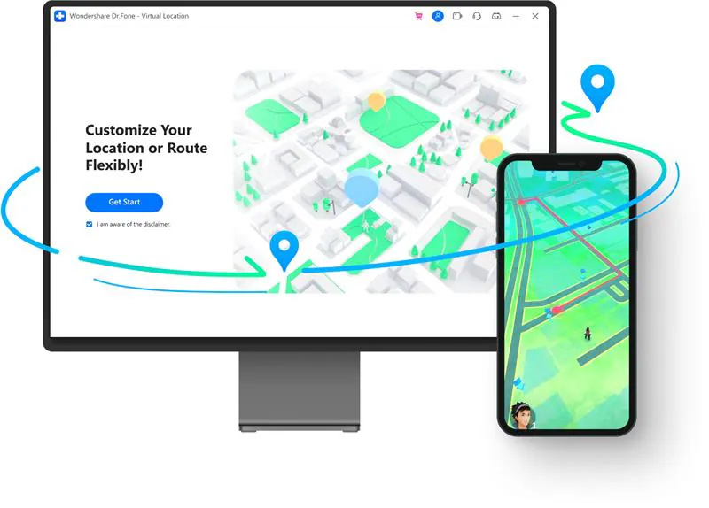 wondershare drfone virtual location