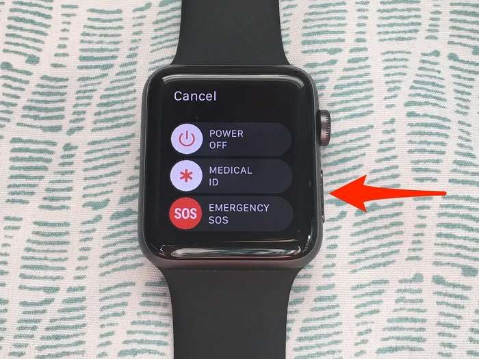 riavviare l'apple watch