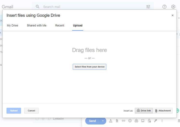 Upload the file to Google Drive.