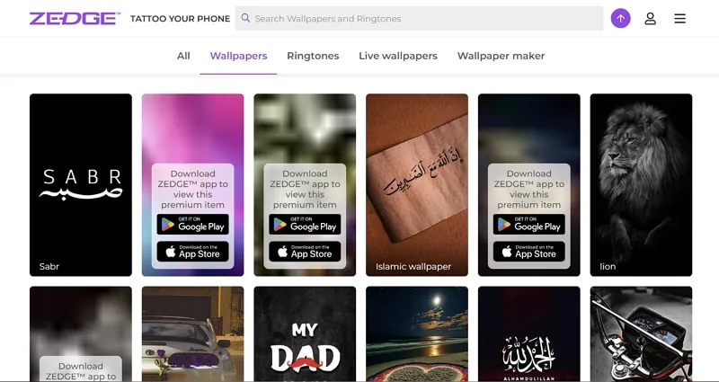 Download ZEDGE Premium MOD APK 7264 Pro Unlocked Free