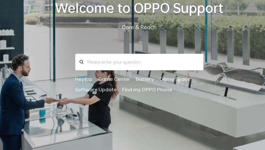 oppo device customer service support