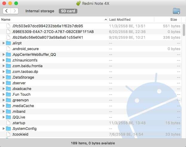 android file transfer in macbook